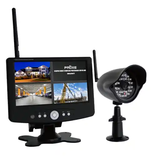 Hete Deal kit videosorveglianza telecamera e monitor a colori LCD 7" 32 gb wi-fi wireless