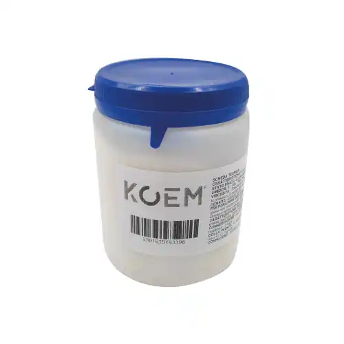Voordeelprijs Koem barattolo 250 gr colla collante in polvere extra forte per affissioni manifesti carta da parati vegetale biodegradabile made in Italy (Incolore - 250 Gr)