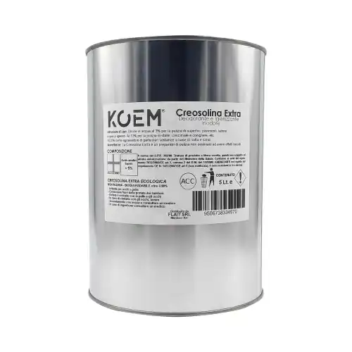 Koem Cresolina 5 Lt Deodorante e Igienizzante Ecologica Disinfettante Inodore per la Pulizia di Stalle Allevamenti Canili Giardino Strade e Servizi Igienici Dagaanbieding