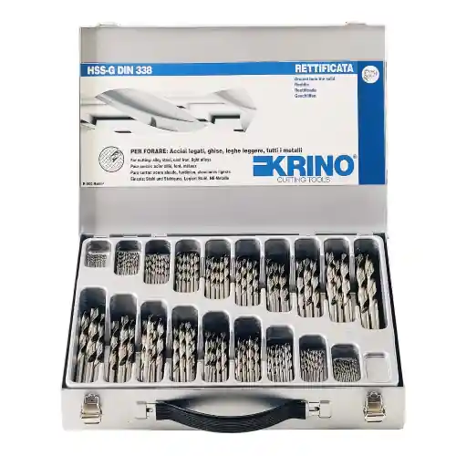 Betaalbaar Krino cassetta valigetta 150 punte rettificate serie corta kit trapano
