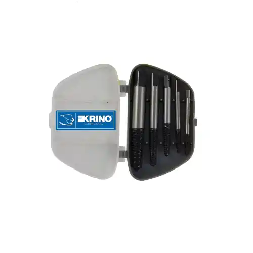 Krino set estrattori conici in acciaio per viti spezzate e prigionieri Ø 1-5 mm in astuccio Beste Prijs