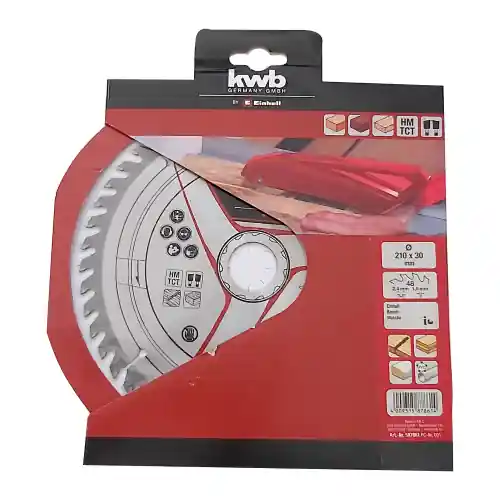 Gratis Retour Kwb 1 lama ø210x30mm a 48 denti per sega circolare Heinhell Black&Decker Bosch Hitachi