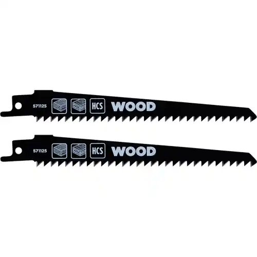 Gratis Retour Kwb 571125 set 2 lame per sega a gattuccio universali 152 mm taglio legno duro compensato MDF e legno tenero
