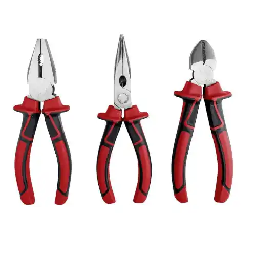 Kwb set di 3 pinze 160 mm con taglio indurito induttivo manico 2 componenti con protezione adatte per fili duri Must-Have