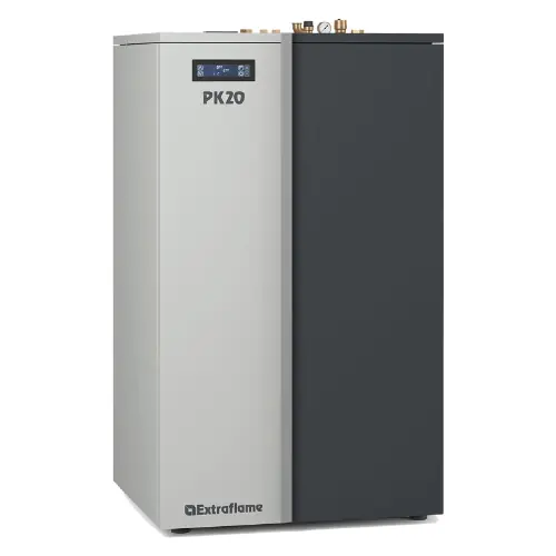 La Nordica Extraflame caldaia a pellet PK 20 grigia 5,7-20,0 kW 20,00kW H2O 573 m³ riscaldamento acqua e termosifoni Direct Beschikbaar