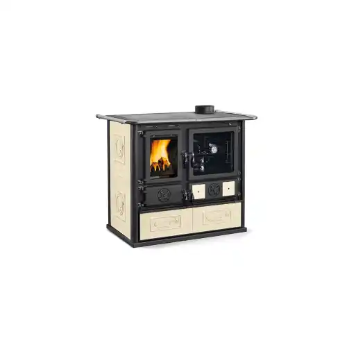 La Nordica Extraflame cucina a legna Rosa 4.0 8,4 kw per 240 m³ stufa panna Dagaanbieding