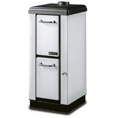 La Nordica Extraflame stufa a legna Mignon con rivestimento in acciaio smaltato bianco 4 kw 115 m³ riscaldabili Bestseller