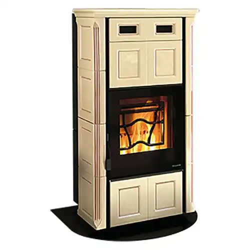 La Nordica Extraflame stufa combinata Cleo Combi Vogue a pellet e a legna 6,4/6 kW 183/172 m³ Dagaanbieding