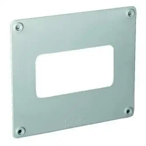 LA VENTILAZIOCopriforo per tubi di aerazione rettangolare in abs bianco 190 x 160 mm per tubo mm 120x60 Uitverkoop