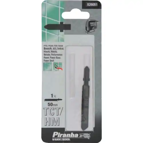 Rechtstreeks Van De Fabrikant lama al tungsteno per ceramica attacco a U piranha X26021 mm B&D