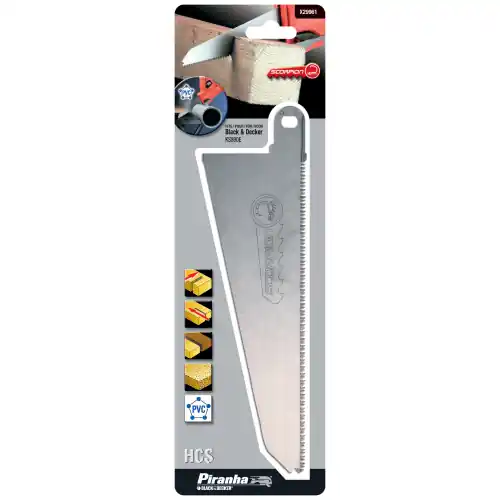 Favoriet lama scorpion piranha X29961 black&decker per taglio legno e plastica