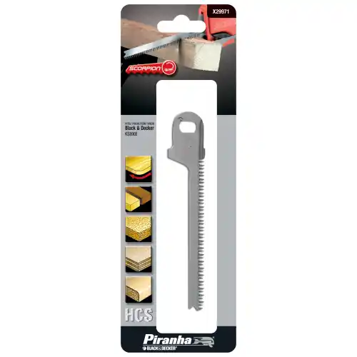 Meest Verkocht lama scorpion piranha X29971 black&decker taglio curvo legno e plastica