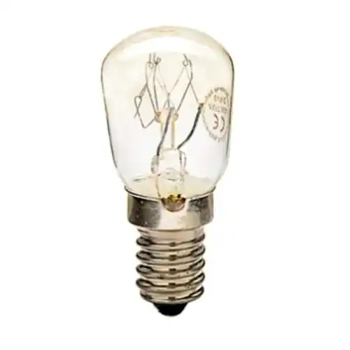 Lampada lampadina Dura Lamp piccola mod pera per forno 15W attacco E14 chiara 300° Shop Nu
