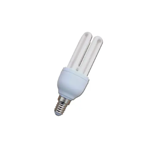lampada lampadina risparmio energetico 13W E14 4U luce bianco freddo Seizoensaanbieding