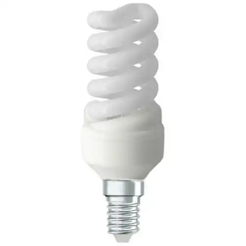 Lampada lampadina risparmio energetico 15W E14 luce bianca fredda Tijdelijk Beschikbaar