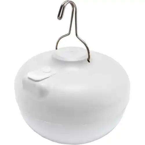 Veilige Betaling Lampada led a batteria Cherry Bulb in policarbonato bianco luce fredda dimmerabile con telecomando Ø 11x12 cm da esterno