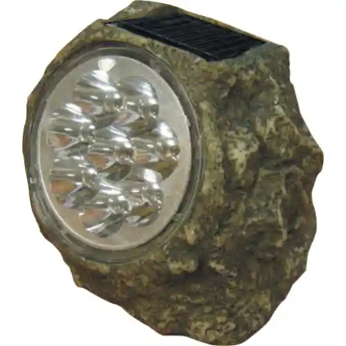 lampada solare da giardino mod granito 8 led giardino prato lampadina faro Bestseller