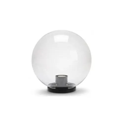Lampada testa palo sfera globo trasparente con supporto Ø 20 cm in termoplastico Koopje
