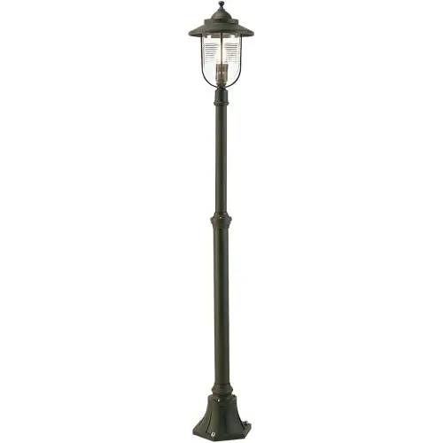 Betaalbaar Lampione colonna Porto E27 100W ruggine cm25x25x184h esterno