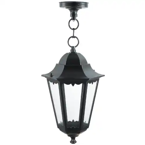 Nu Kopen lanterna Berlino con catena 100W alluminio con vetro lampada giardino