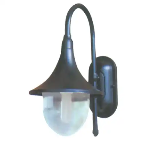 lanterna globo mod Parigi con braccio verde antico cm 46 100W in alluminio Bestseller