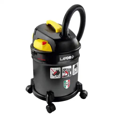 Lavor bidone aspiracenere freddy 4 in 1 in acciaio 1000W 20 lt filtro e tubo aspirazione in acciaio Koopje