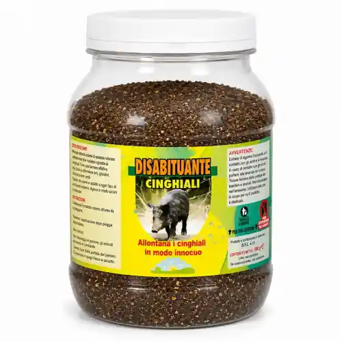 Favoriet Lif disabituante per cinghiali barattolo granulare da 2,5 kg allontana gli animali grazie a sostanze naturali dall‘odore sgradevole che crea una barriera olfattiva