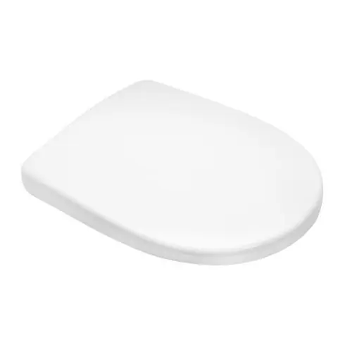 Linpha Azalea sedile wc 46,5x38 cm in abs bianco forma 7 con cerniere regolabili di tipo C ricambio copriwater Nu Kopen