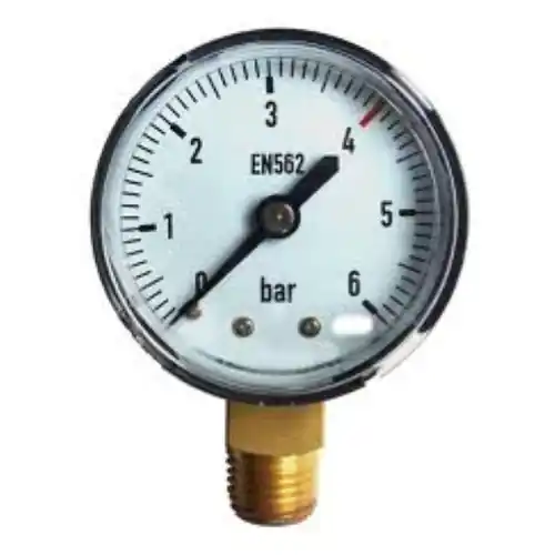 manometro autoclave per elettropompa pressione 6 bar Ø 50 mm attacco 1/4" Express Levering