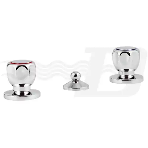 Mariani serie Domino batteria bidet 3 fori ottone cromato bagno Superprijs