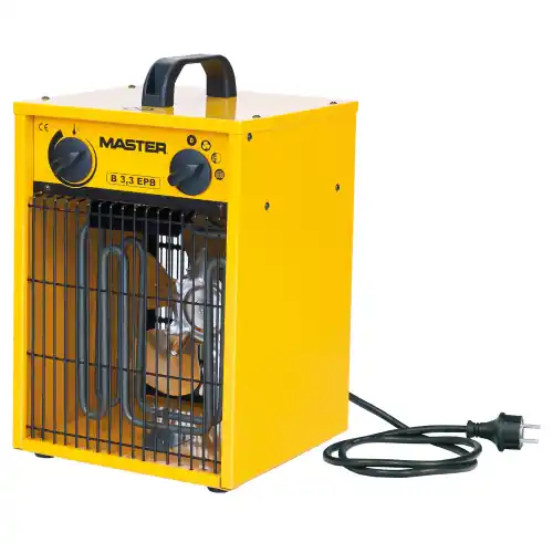 Master B3,3 EPB generatore di aria calda elettrica KW3,3 portata m3/h 510 potenza regolabile cm 26x26x41h Aanbieding