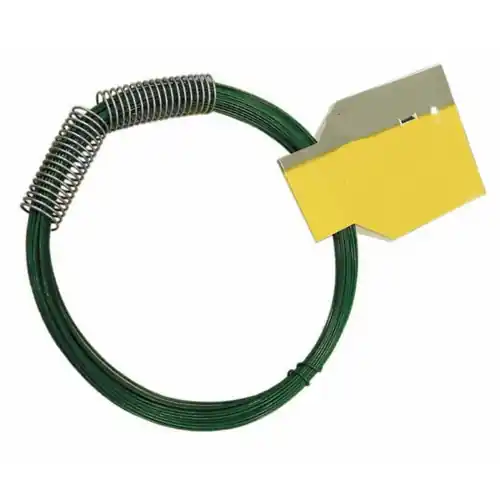 Gereduceerde Prijs matassina bobina 100 mt filo ferro acciaio zincato plastificato Ø 2,7 mm verde