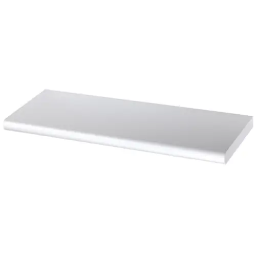 Superprijs mensola bianca rettangolare ripiano in legno mensole 40x20x1,8 cm
