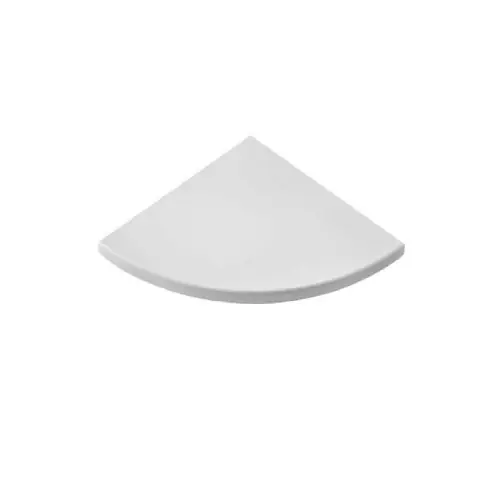 Mensola squadrata ad angolo 5 pz in legno Bianco mensole 35x35x1,8 cm superficie melaminica e bordo squadrato Gecertificeerd