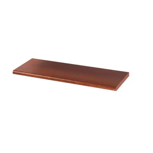 Mensole da arredamento 5 pz ciliegio rettangolare ripiano in legno mensola 100x25x2,5 cm superficie melaminica e bordo stondato Korting