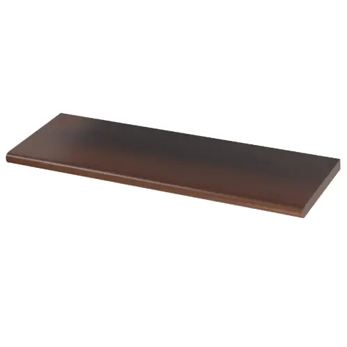 Must-Have Mensole da arredamento 5 pz noce rettangolare ripiano in legno mensola 60x25x2,5 cm superficie melaminica e bordo stondato