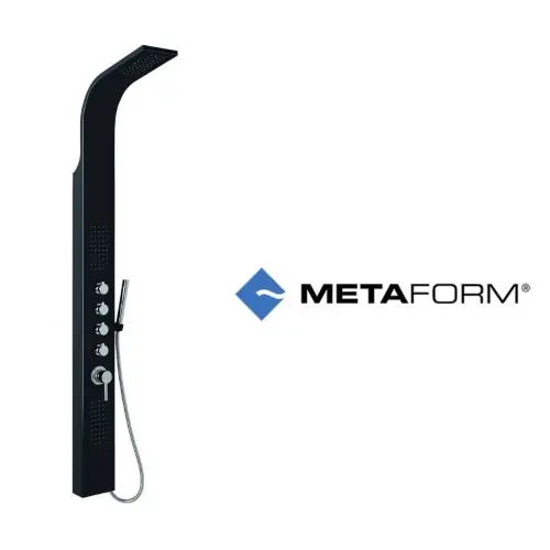 Metaform mod Danubio parete colonna doccia idromassaggio nero bagno Fabrieksprijs