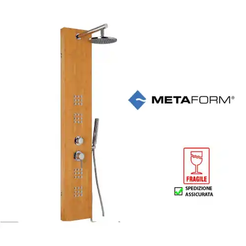 Metaform mod Rio bamboo parete colonna doccia idromassaggio bagno Merkproduct