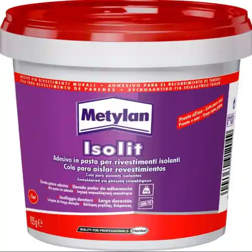 Speciale Aanbieding Metylan Isolit 925 gr isolante adesivo acrilico colla per rivestimenti pannelli polistirene polistirolo