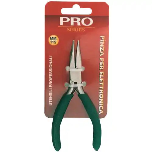 Betaalbaar mini pinza per elettricista becchi curvi in acciaio manico antiscivolo mm 115