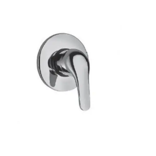 Koop Online Miscelatore monocomando da incasso doccia cromato con cartuccia da 40 Mm