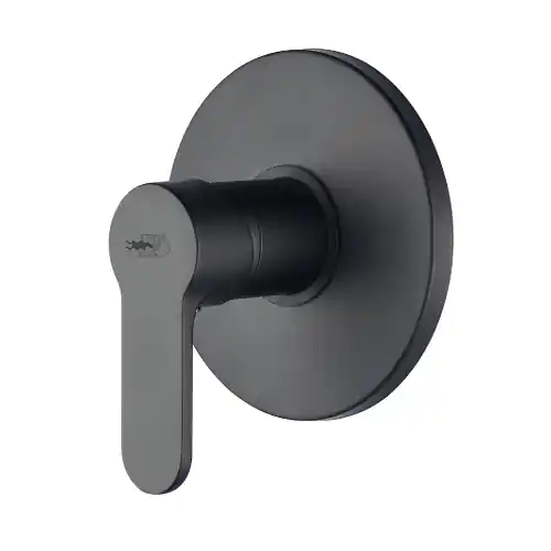 Miscelatore monocomando incasso doccia serie Paco Ø 130 mm in ottone nero opaco ricambi rubinetteria Bestseller