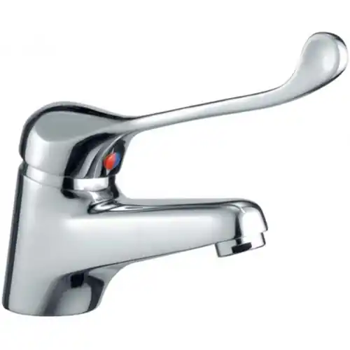 Exclusieve Aanbieding Miscelatore rubinetto monocomando per lavello con leva clinica guarnizioni flessibile colore cromo