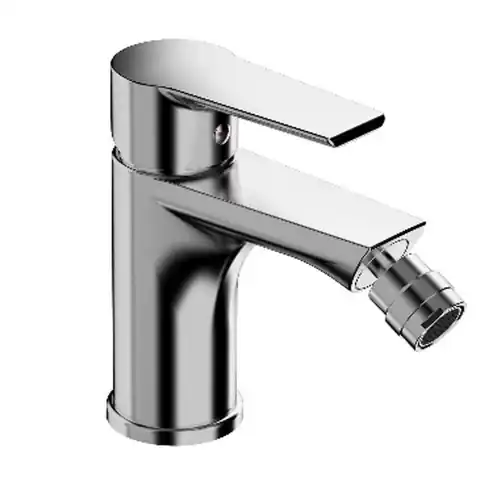Korting MISCELATORE TIEMME MONOCOMANDO BIDET LINEA TEN IN OTTONE CROMO CON SCARICO 1 1/4 CARTUCCIA DIAM. 35MM
