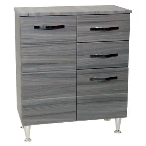 Mobile bagno base Antonella in palissandro mobili 2 ante + cassetti Laatste Kans