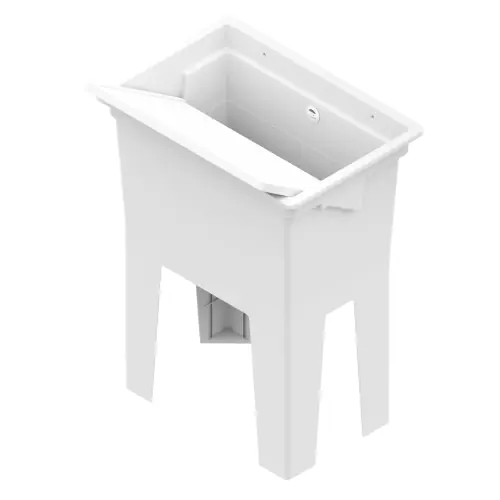 Direct Verzonden Mongardi lavatoio monoblocco in resina cm59x41x75h con tavoletta lavaggio