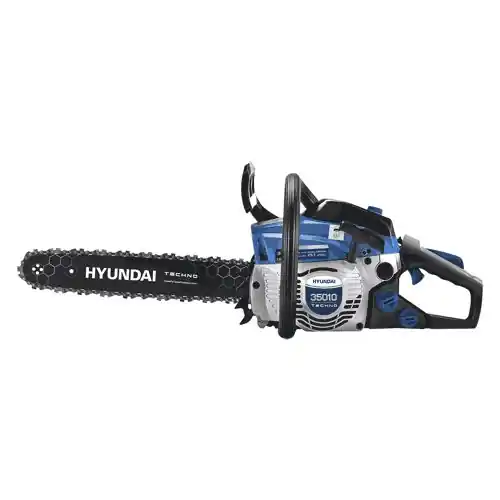Gereduceerde Prijs Motosega Hyundai "YS-3816S" "Storm" Hp 1,6 motore 2 tempi avviamento manuale lunghezza barra di taglio cm 35 Ø 300 mm