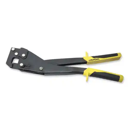 Rechtstreeks Van De Fabrikant Mundial Pinza punzonatrice per assemblaggio profili cartongesso 340 mm tipo laterale ideale per montanti e guide