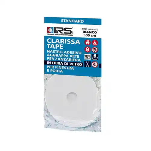 Betaalbaar Nastro aggrappante per rete in fiberglass e alluminio 5 mt colore bianco utilizzabile interno e esterno