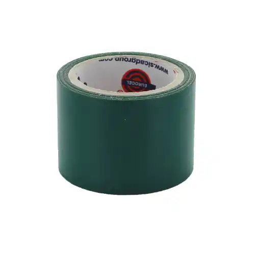 Superprijs Nastro telato adesivo mm 38h x 2,7 mt verde scuro per rilegare bordare e decorare scrivibile